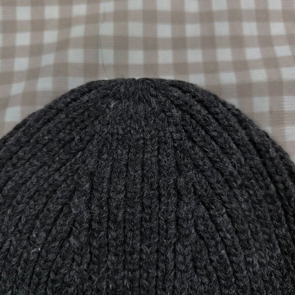 Acne Studios Unisex Dark Grey Knit Hat - Picture 3 of 6
